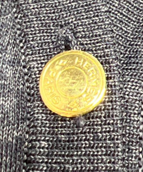 HERMES（エルメス）HERMES (エルメス) 半袖スキッパーシャツ グレー サイズ:Sの古着・服飾アイテム