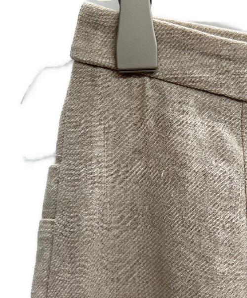 HERMES（エルメス）HERMES (エルメス) リネンスカート ベージュ サイズ:38の古着・服飾アイテム