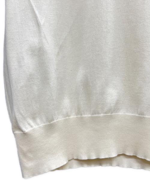 HERMES（エルメス）HERMES (エルメス) 薄手ニット ホワイト サイズ:Sの古着・服飾アイテム
