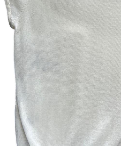 HERMES（エルメス）HERMES (エルメス) 薄手ニット ホワイト サイズ:Sの古着・服飾アイテム