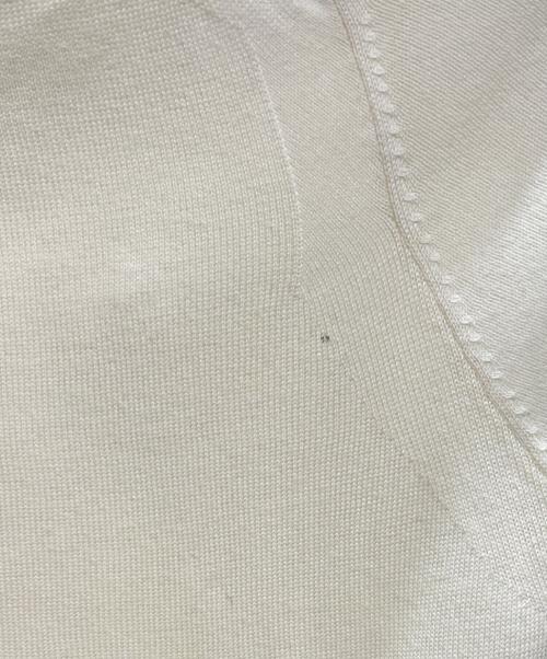 HERMES（エルメス）HERMES (エルメス) 薄手ニット ホワイト サイズ:Sの古着・服飾アイテム