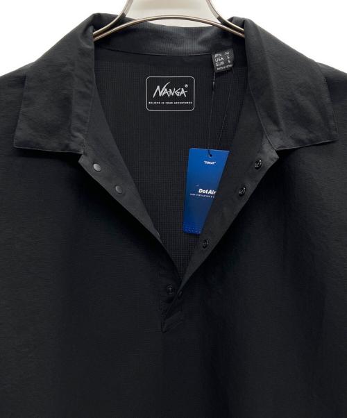 NANGA（ナンガ）NANGA (ナンガ) ドットエア コンフィー ポロシャツ ブラック サイズ:M 未使用品の古着・服飾アイテム