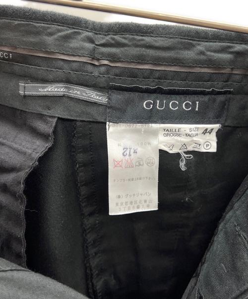 GUCCI（グッチ）GUCCI (グッチ) コットンパンツ ブラック サイズ:44の古着・服飾アイテム