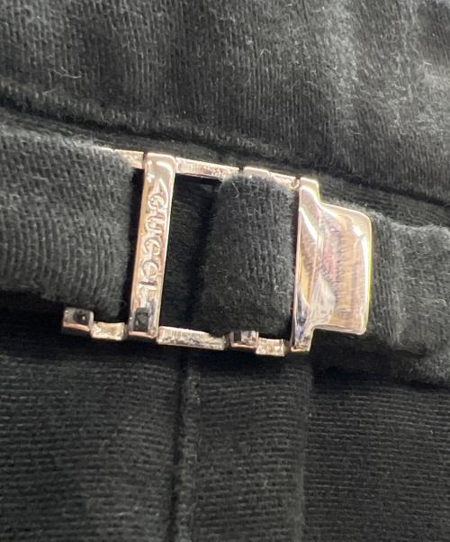 GUCCI（グッチ）GUCCI (グッチ) コットンパンツ ブラック サイズ:44の古着・服飾アイテム