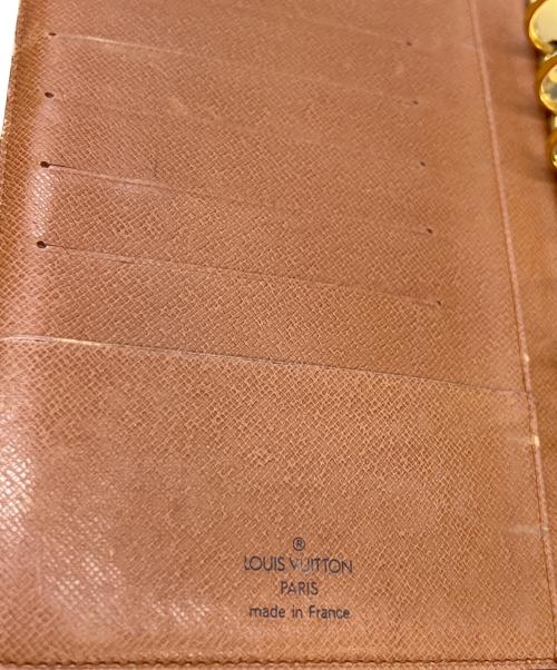 LOUIS VUITTON（ルイ ヴィトン）LOUIS VUITTON (ルイ ヴィトン) 手帳カバー アジェンダ MM ブラウンの古着・服飾アイテム
