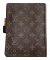 LOUIS VUITTON (ルイ ヴィトン) 手帳カバー アジェンダ MM ブラウン：18000円