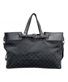 GUCCI（グッチ）の古着「トートバッグ GGキャンバス」｜ブラック