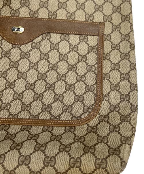 GUCCI（グッチ）GUCCI (グッチ) トートバッグ ベージュ×グリーンの古着・服飾アイテム
