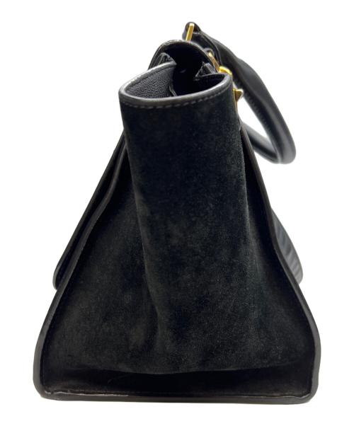 CELINE（セリーヌ）CELINE (セリーヌ) 2WAYバッグ トラペーズ ミディアム ブラックの古着・服飾アイテム