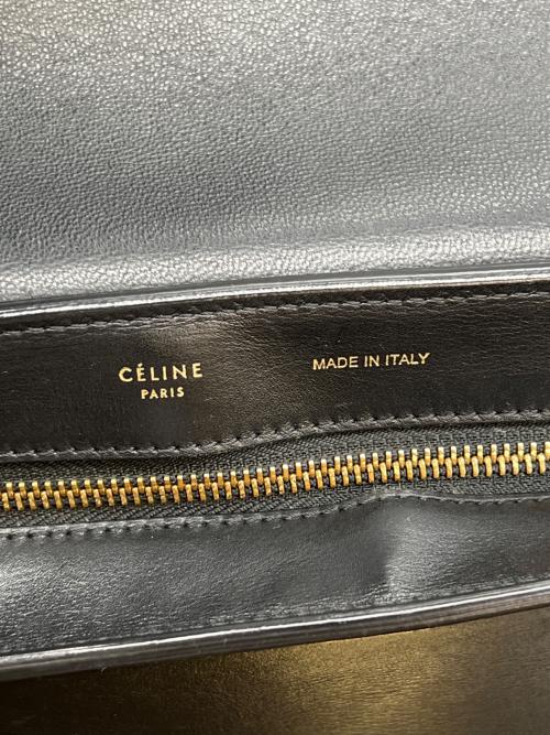 CELINE（セリーヌ）CELINE (セリーヌ) 2WAYバッグ トラペーズ ミディアム ブラックの古着・服飾アイテム