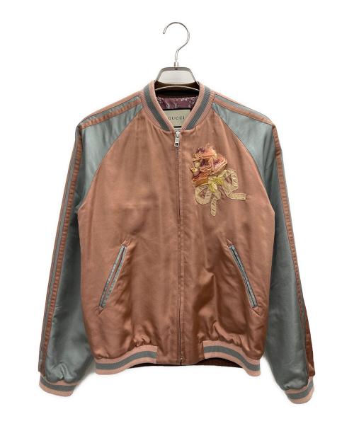 GUCCI（グッチ）GUCCI (グッチ) スカジャン ピンク サイズ:38の古着・服飾アイテム