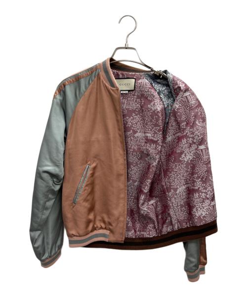 GUCCI（グッチ）GUCCI (グッチ) スカジャン ピンク サイズ:38の古着・服飾アイテム