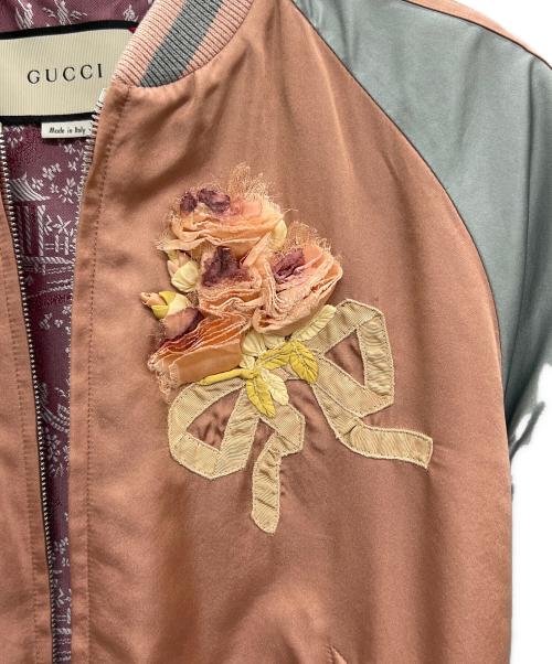 GUCCI（グッチ）GUCCI (グッチ) スカジャン ピンク サイズ:38の古着・服飾アイテム