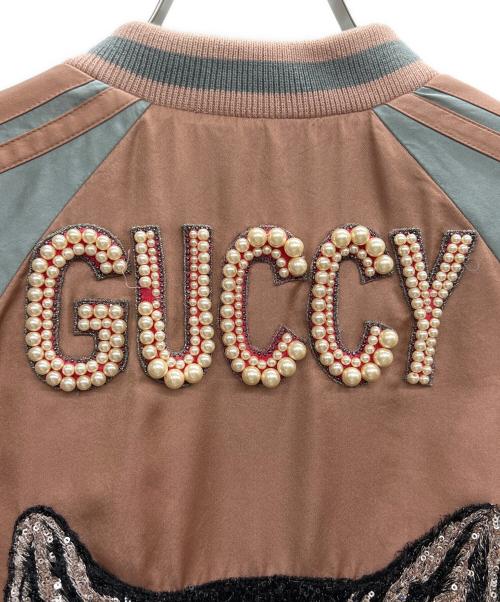 GUCCI（グッチ）GUCCI (グッチ) スカジャン ピンク サイズ:38の古着・服飾アイテム