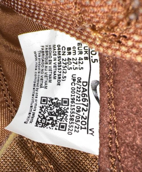 NIKE（ナイキ）NIKE (ナイキ) Tom Sachs (トム・サックス) ローカットスニーカー ブラウン サイズ:US10.5の古着・服飾アイテム