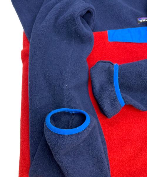 Patagonia（パタゴニア）Patagonia (パタゴニア) ライトウェイト シンチラ スナップT レッド×ブルー サイズ:Lの古着・服飾アイテム