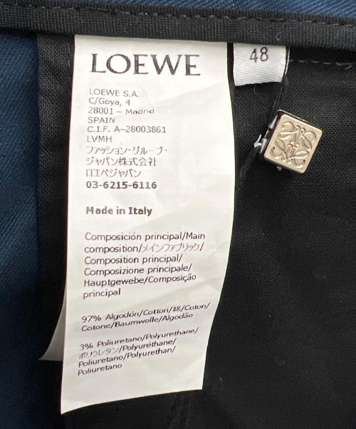 LOEWE（ロエベ）LOEWE (ロエベ) カーゴトラウザーパンツ ネイビー サイズ:48の古着・服飾アイテム