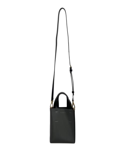 MARNI（マルニ）MARNI (マルニ) ミュゼオ ナノバッグ ブラック×ベージュの古着・服飾アイテム