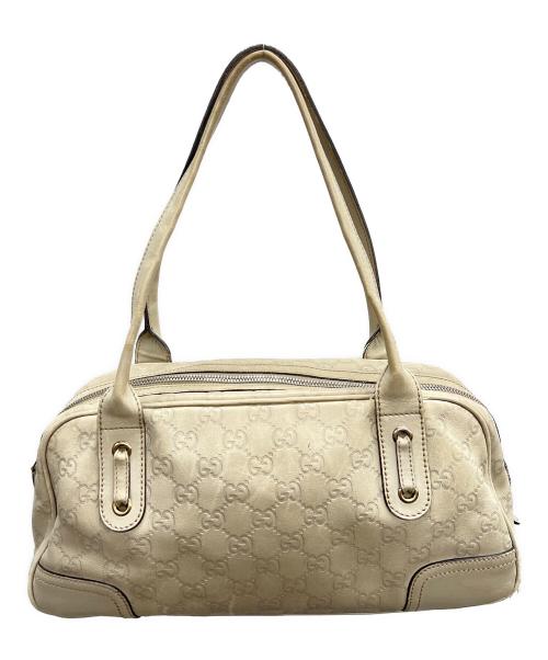GUCCI（グッチ）GUCCI (グッチ) ハンドバッグ ベージュの古着・服飾アイテム
