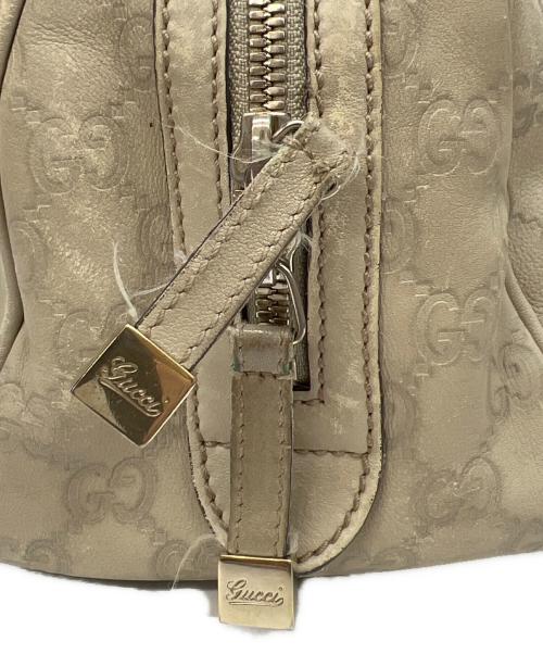 GUCCI（グッチ）GUCCI (グッチ) ハンドバッグ ベージュの古着・服飾アイテム