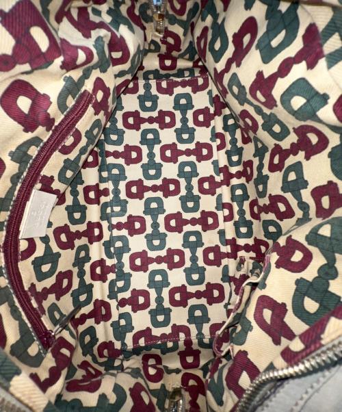 GUCCI（グッチ）GUCCI (グッチ) ハンドバッグ ベージュの古着・服飾アイテム