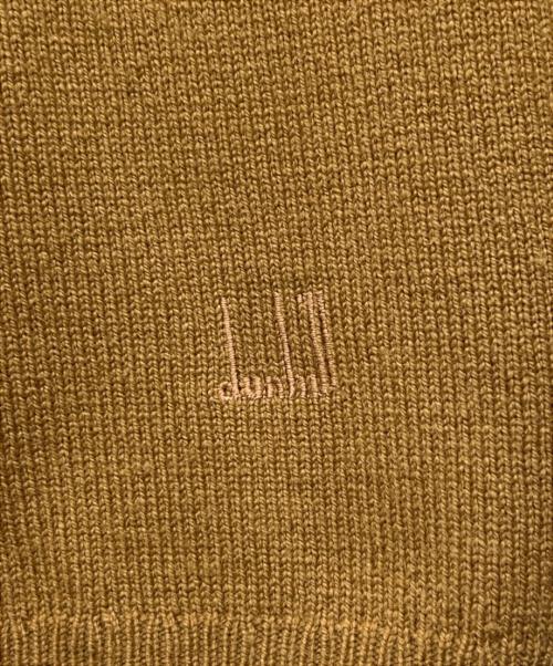dunhill（ダンヒル）dunhill (ダンヒル) Vネックニット ベージュ サイズ:Mの古着・服飾アイテム