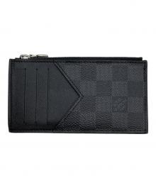 LOUIS VUITTON（ルイ ヴィトン）の古着「コインカードケース ダミエ」｜ブラック
