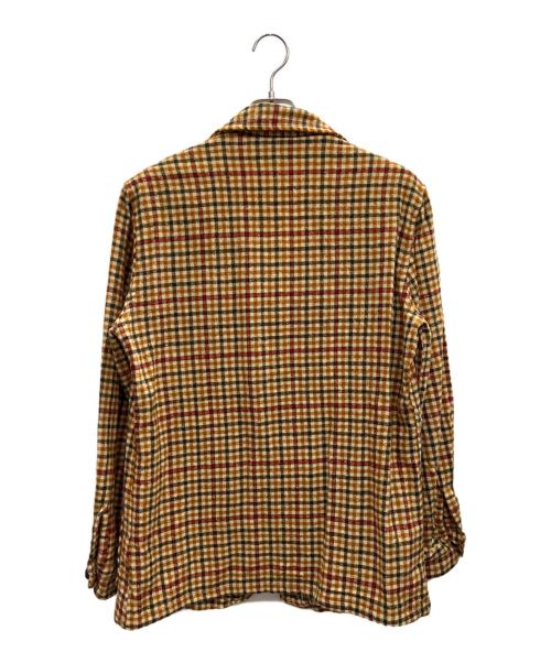 PENDLETON（ペンドルトン）PENDLETON (ペンドルトン) ウール チェックジャケット 70s ブラウン サイズ:Mの古着・服飾アイテム