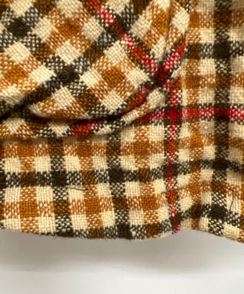 PENDLETON（ペンドルトン）PENDLETON (ペンドルトン) ウール チェックジャケット 70s ブラウン サイズ:Mの古着・服飾アイテム