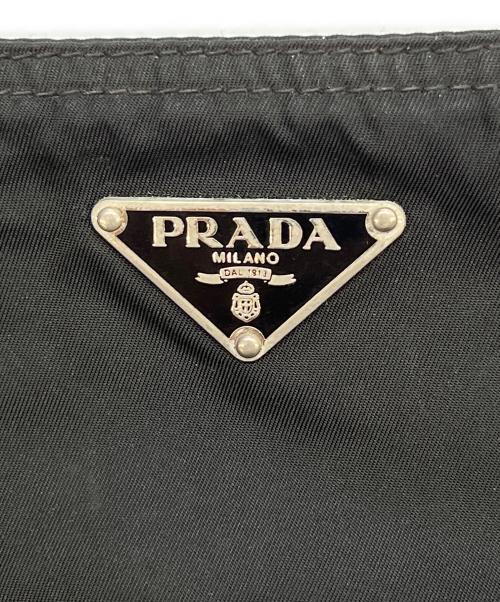 PRADA（プラダ）PRADA (プラダ) ナイロンショルダーバッグ ブラックの古着・服飾アイテム