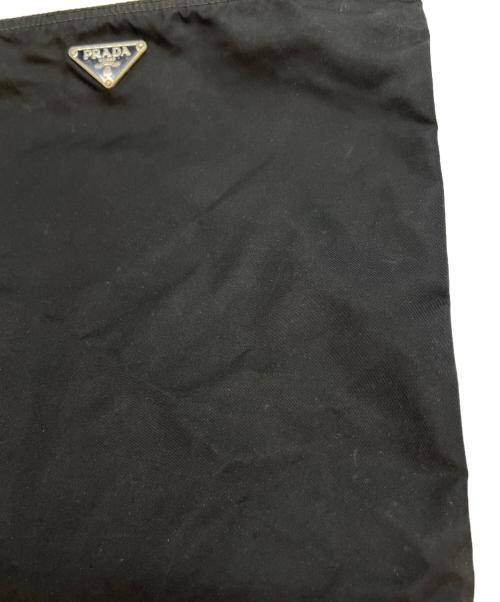 PRADA（プラダ）PRADA (プラダ) ナイロンショルダーバッグ ブラックの古着・服飾アイテム