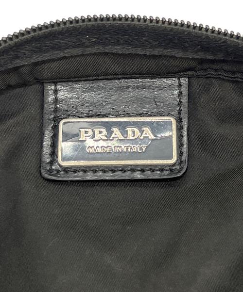 PRADA（プラダ）PRADA (プラダ) ナイロンショルダーバッグ ブラックの古着・服飾アイテム