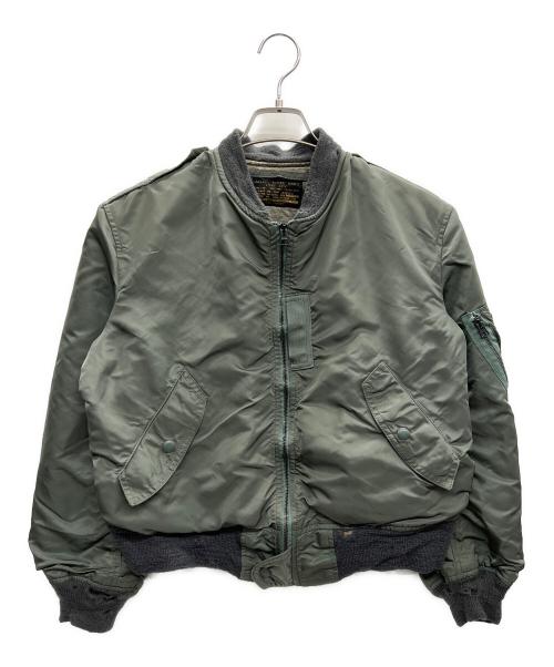 BRENTS SPORTSWEAR INCORPORATED（ブレンツ スポーツウェア）BRENTS SPORTSWEAR INCORPORATED (ブレンツ スポーツウェア) フライトジャケット L-2B カーキ サイズ:MEDIUMの古着・服飾アイテム