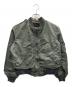 BRENTS SPORTSWEAR INCORPORATED（ブレンツ スポーツウェア）の古着「フライトジャケット L-2B」｜カーキ