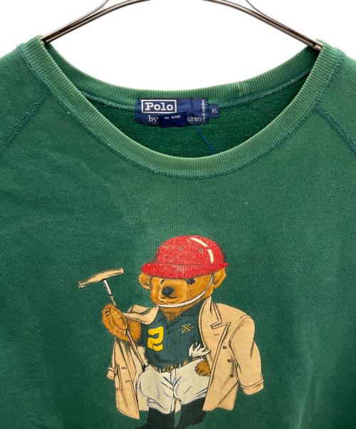 POLO RALPH LAUREN（ポロ・ラルフローレン）POLO RALPH LAUREN (ポロ・ラルフローレン) スウェット グリーン サイズ:XLの古着・服飾アイテム