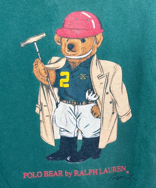 POLO RALPH LAUREN（ポロ・ラルフローレン）POLO RALPH LAUREN (ポロ・ラルフローレン) スウェット グリーン サイズ:XLの古着・服飾アイテム