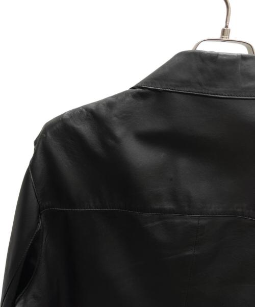 NAUTICA（ノーティカ）NAUTICA (ノーティカ) レザージャケット ブラック サイズ:XXLの古着・服飾アイテム