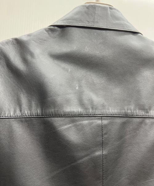 NAUTICA（ノーティカ）NAUTICA (ノーティカ) レザージャケット ブラック サイズ:XXLの古着・服飾アイテム