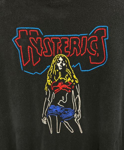 Hysteric Glamour（ヒステリックグラマー）Hysteric Glamour (ヒステリックグラマー) ジップパーカー ブラック サイズ:Lの古着・服飾アイテム