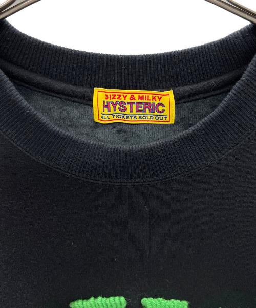 Hysteric Glamour（ヒステリックグラマー）Hysteric Glamour (ヒステリックグラマー) スウェット ブラック サイズ:Freeの古着・服飾アイテム