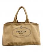 PRADAプラダ）の古着「トートバッグ」｜ブラウン