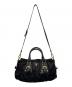 PRADA (プラダ) 2WAYバッグ テスート ゴーフレ ブラック：70000円