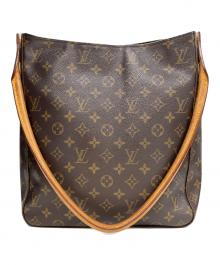 LOUIS VUITTON（ルイ ヴィトン）の古着「ルーピングGM ワンショルダーバッグ」｜ブラウン
