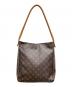 LOUIS VUITTON (ルイ ヴィトン) ルーピングGM ワンショルダーバッグ ブラウン：50000円