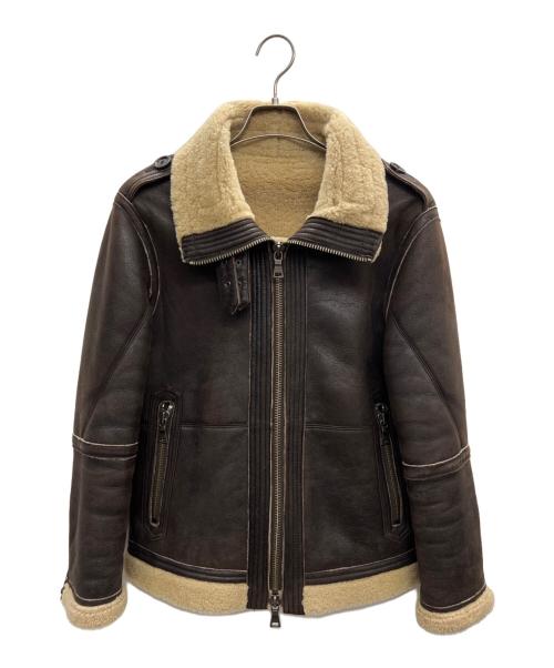 BURBERRY BLACK LABEL（バーバリーブラックレーベル）BURBERRY BLACK LABEL (バーバリーブラックレーベル) B-3フライトジャケット ブラウン サイズ:Mの古着・服飾アイテム
