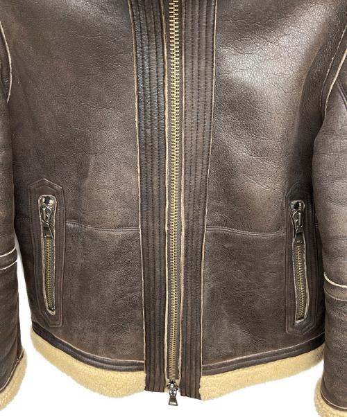 BURBERRY BLACK LABEL（バーバリーブラックレーベル）BURBERRY BLACK LABEL (バーバリーブラックレーベル) B-3フライトジャケット ブラウン サイズ:Mの古着・服飾アイテム