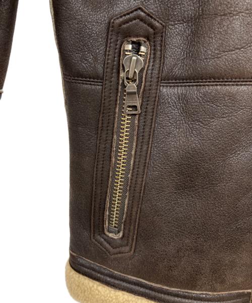 BURBERRY BLACK LABEL（バーバリーブラックレーベル）BURBERRY BLACK LABEL (バーバリーブラックレーベル) B-3フライトジャケット ブラウン サイズ:Mの古着・服飾アイテム