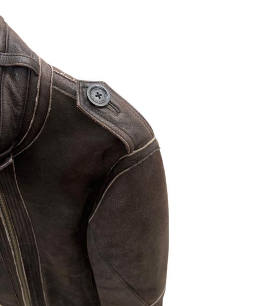 BURBERRY BLACK LABEL（バーバリーブラックレーベル）BURBERRY BLACK LABEL (バーバリーブラックレーベル) B-3フライトジャケット ブラウン サイズ:Mの古着・服飾アイテム