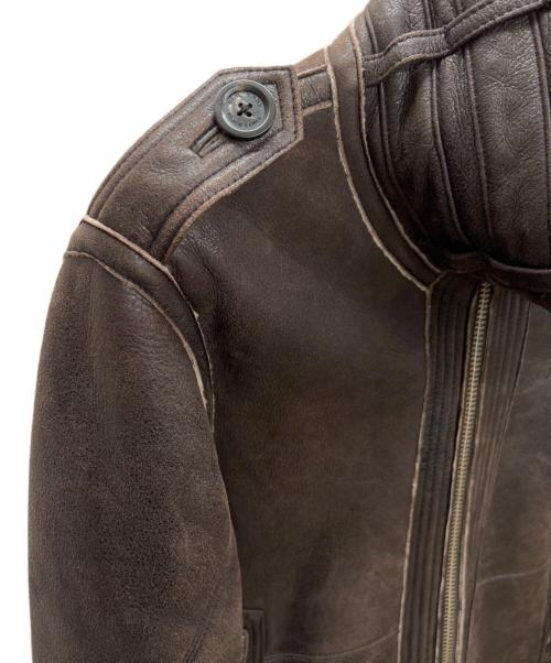 BURBERRY BLACK LABEL（バーバリーブラックレーベル）BURBERRY BLACK LABEL (バーバリーブラックレーベル) B-3フライトジャケット ブラウン サイズ:Mの古着・服飾アイテム