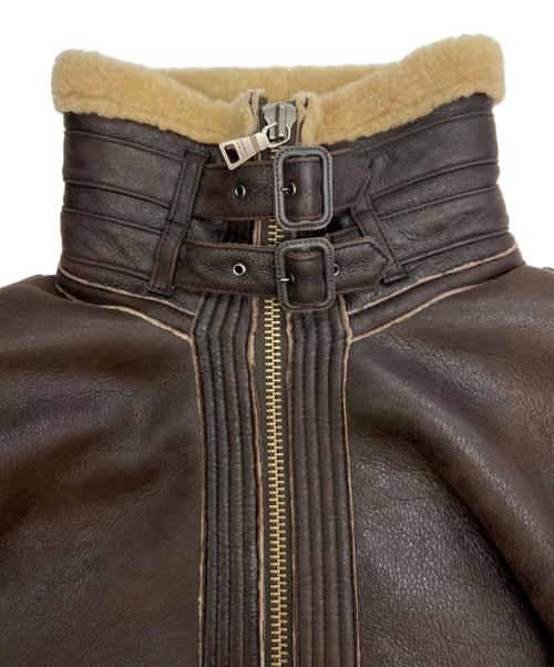 BURBERRY BLACK LABEL（バーバリーブラックレーベル）BURBERRY BLACK LABEL (バーバリーブラックレーベル) B-3フライトジャケット ブラウン サイズ:Mの古着・服飾アイテム